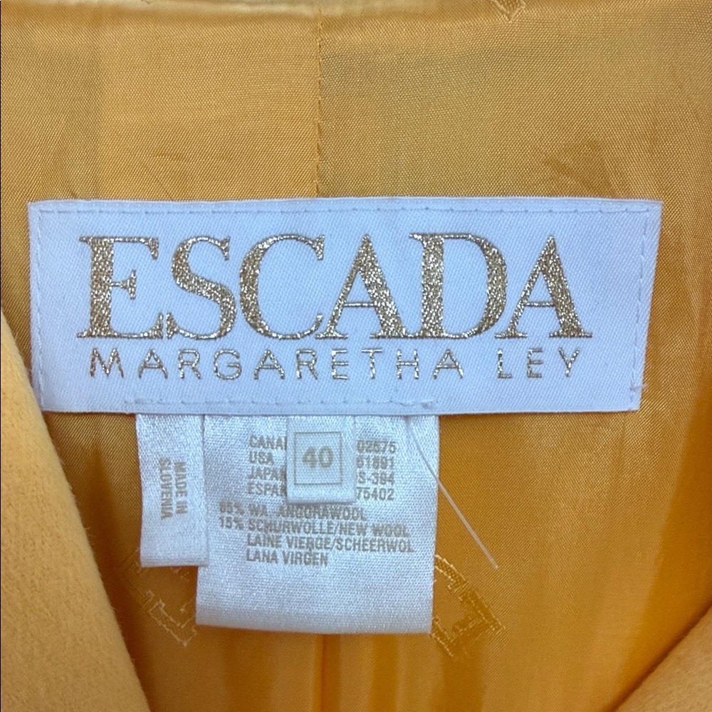 Escada yellow Blazer for Women - Picture 2 of 9